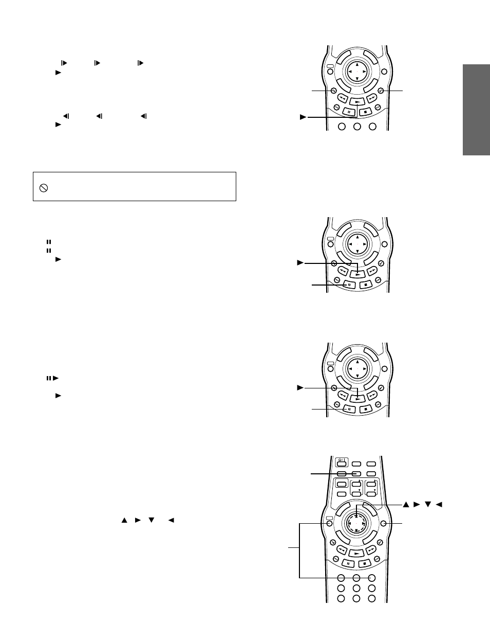 English, Slow motion playback, Still picture (pause) | Frame by frame advance playback [dvd] [video cd, Picture zoom [dvd] [video cd, Rev slow fwd slow a (play), Return shift zoom 1 2 4 , a , 5 , b, A(play) pause/step | Hitachi DV-S522U User Manual | Page 25 / 41