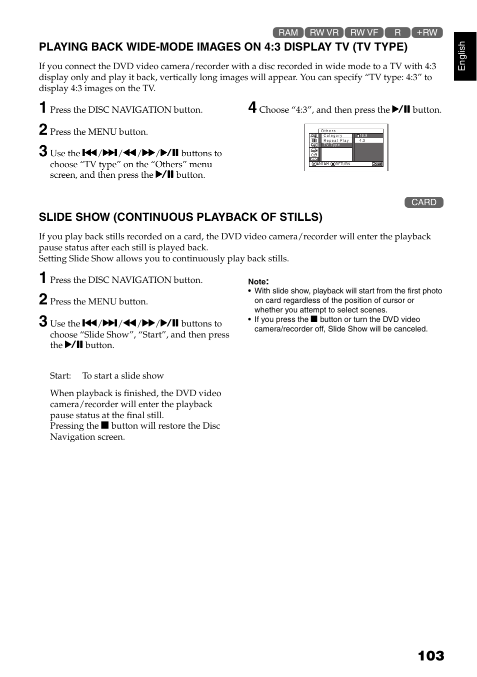 Hitachi DZ-GX5020A User Manual | Page 103 / 158