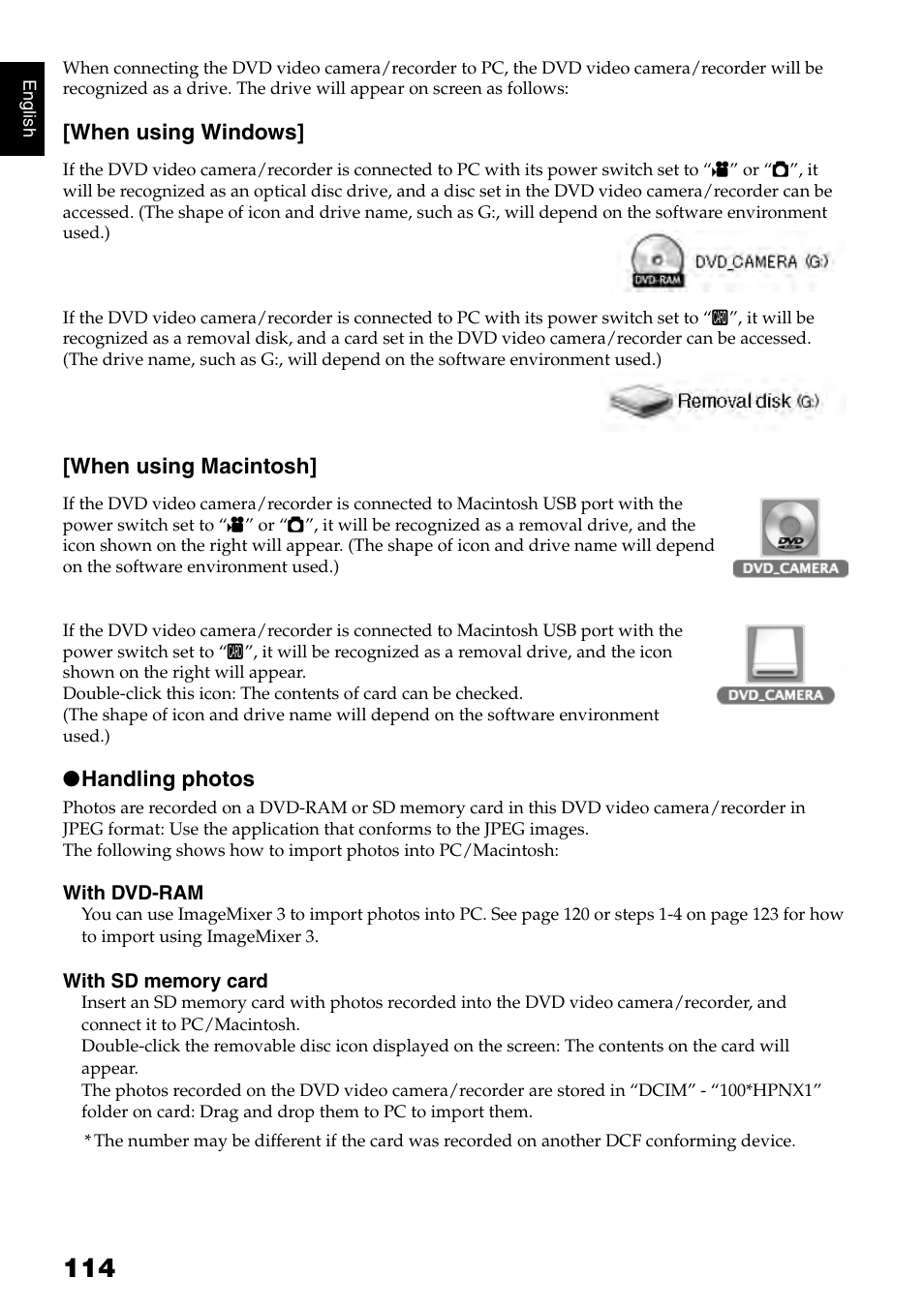 Hitachi DZ-GX5020A User Manual | Page 114 / 158