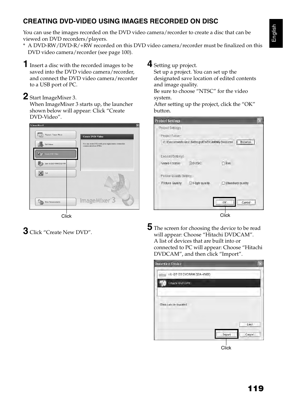 Hitachi DZ-GX5020A User Manual | Page 119 / 158