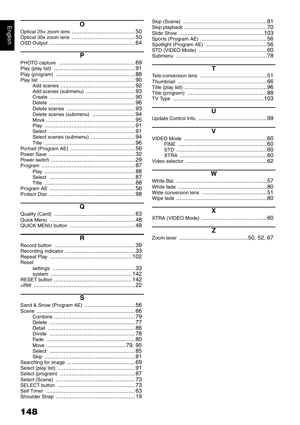 Hitachi DZ-GX5020A User Manual | Page 148 / 158