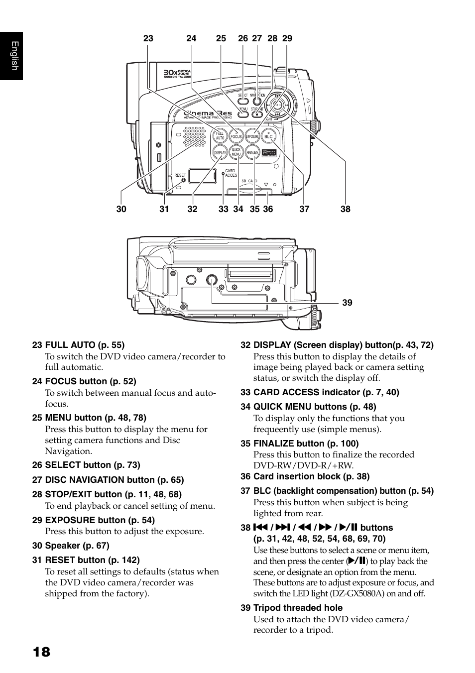 Hitachi DZ-GX5020A User Manual | Page 18 / 158