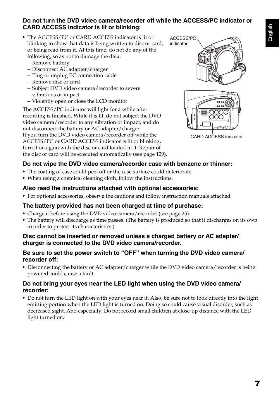 Hitachi DZ-GX5020A User Manual | Page 7 / 158