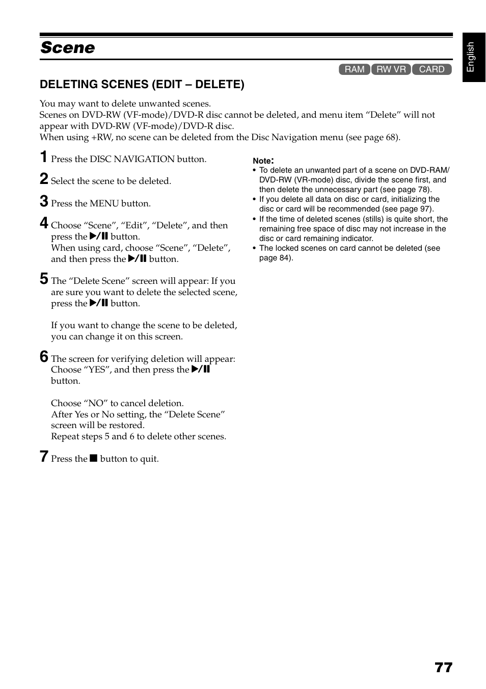 Scene | Hitachi DZ-GX5020A User Manual | Page 77 / 158