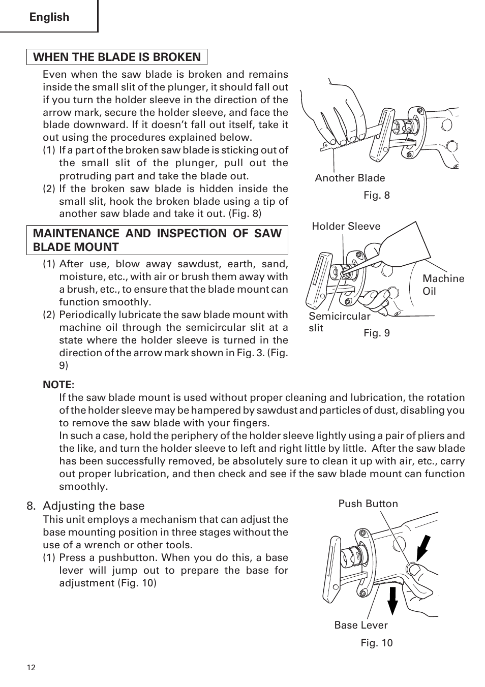 Hitachi CR 13VA User Manual | Page 12 / 60