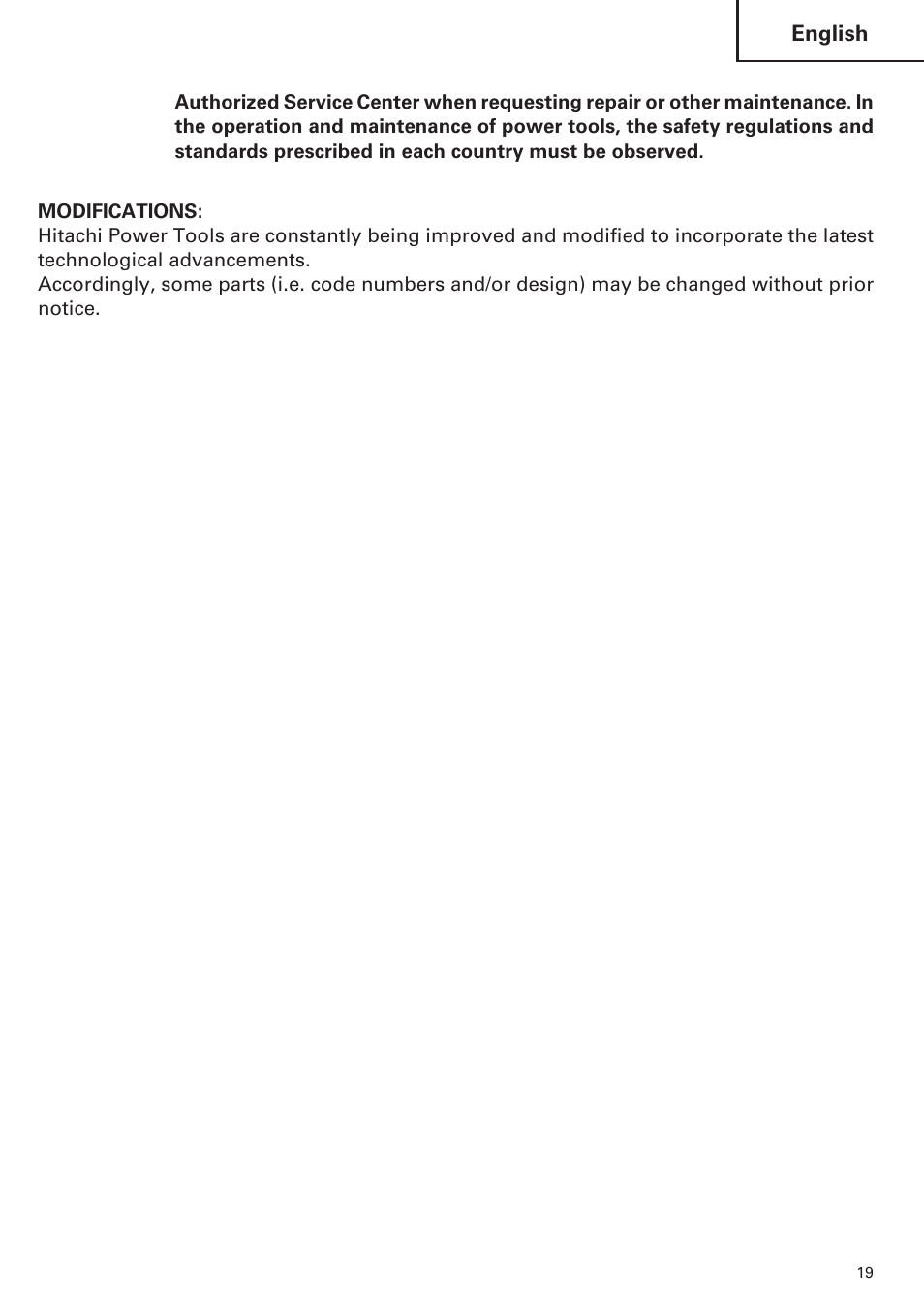 Hitachi CR 13VA User Manual | Page 19 / 60