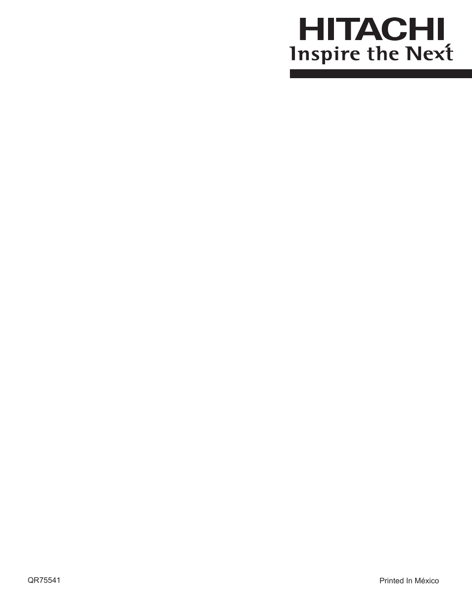 Hitachi P50V702 User Manual | Page 68 / 68
