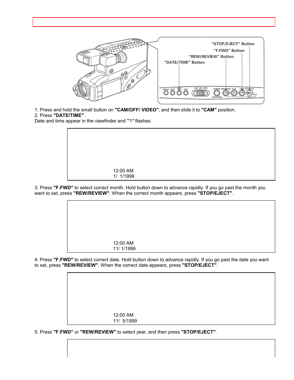 Hitachi VM7500LA User Manual | Page 27 / 59