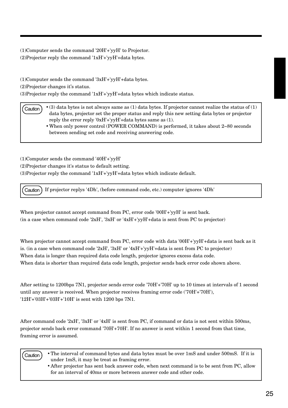 25 english | Hitachi CP-S830W/E User Manual | Page 25 / 31