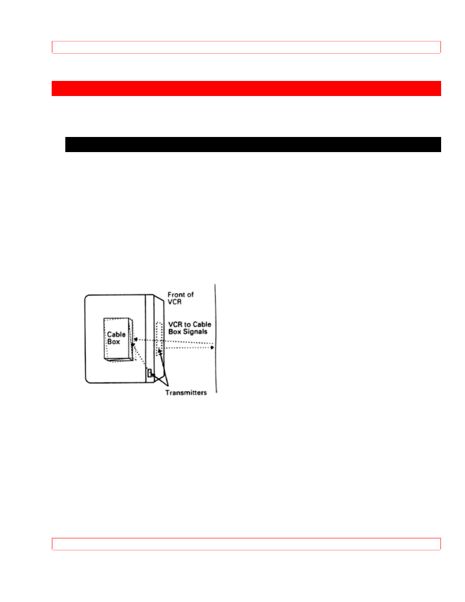 Advanced operations (cable box hookups), Hooking up to a cable box, Position cable box a. basic hookup | Hitachi VT-M294A User Manual | Page 55 / 73