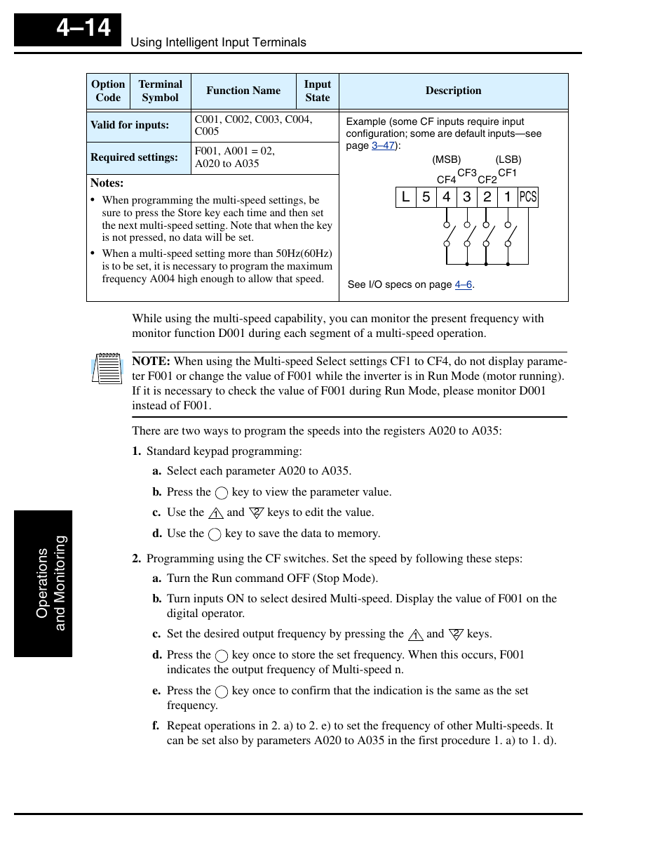 Oper ations and monitor ing | Hitachi L2002 User Manual | Page 158 / 304
