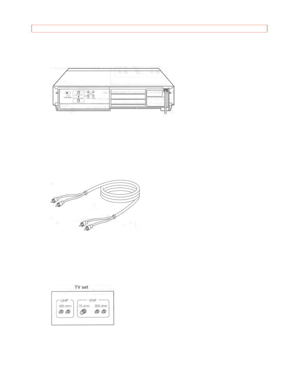 4 hook up the rf signal | Hitachi VT-M282A User Manual | Page 12 / 59