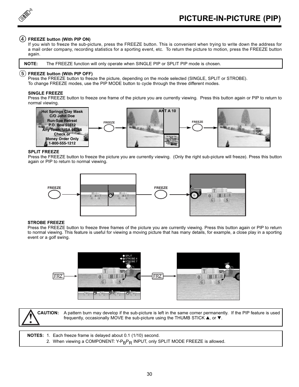 Picture-in-picture (pip) | Hitachi 55DMX01WD User Manual | Page 30 / 92