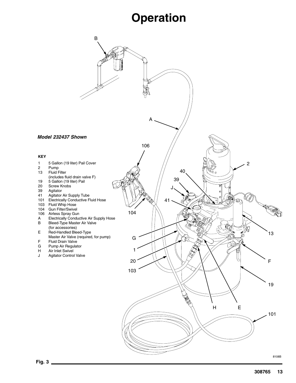 Operation | Hitachi 232437 User Manual | Page 13 / 20