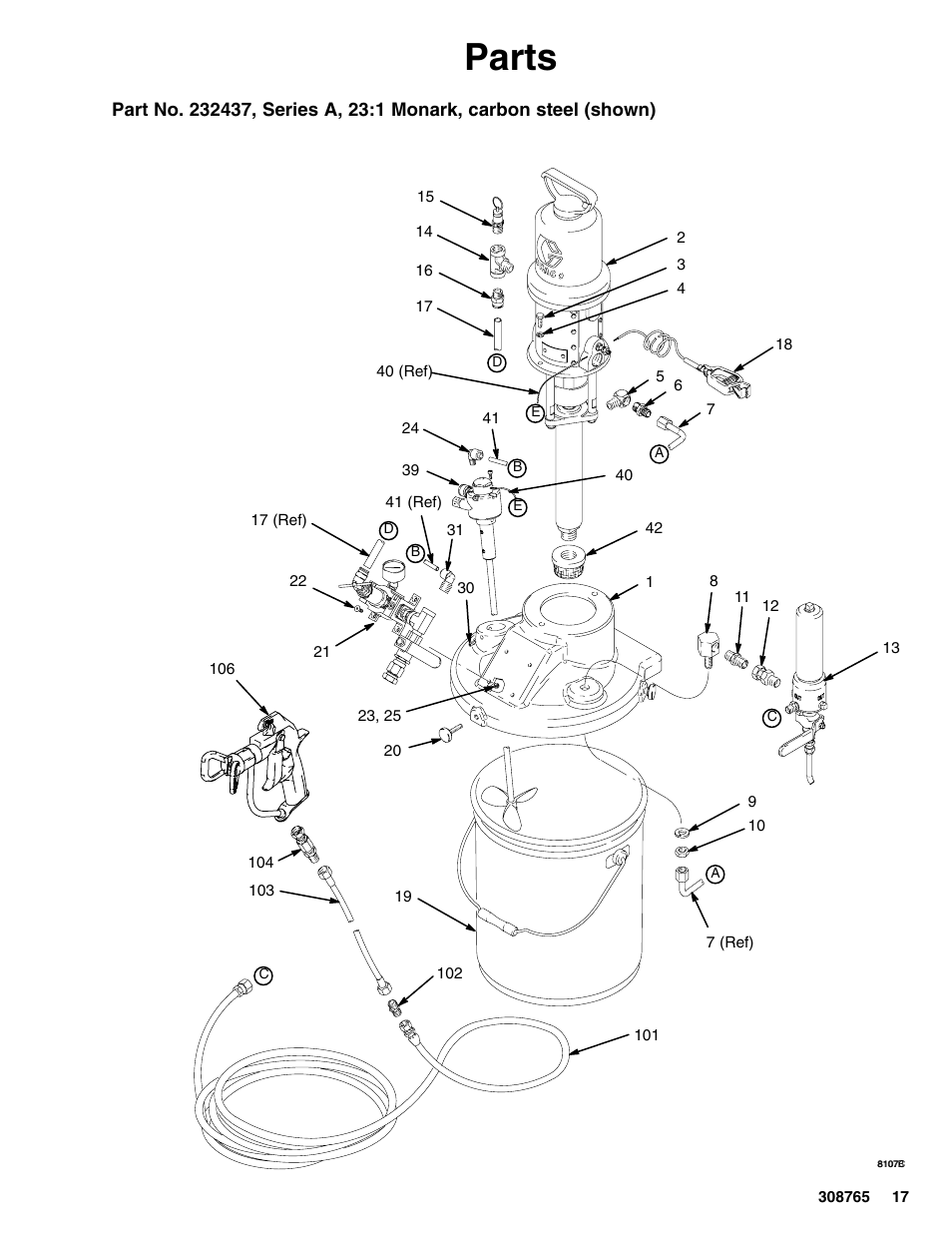 Parts | Hitachi 232437 User Manual | Page 17 / 20