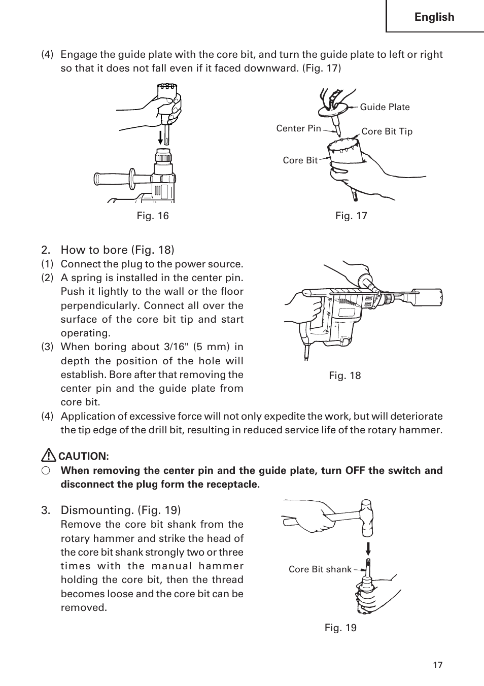 Hitachi DH 30PC User Manual | Page 17 / 76