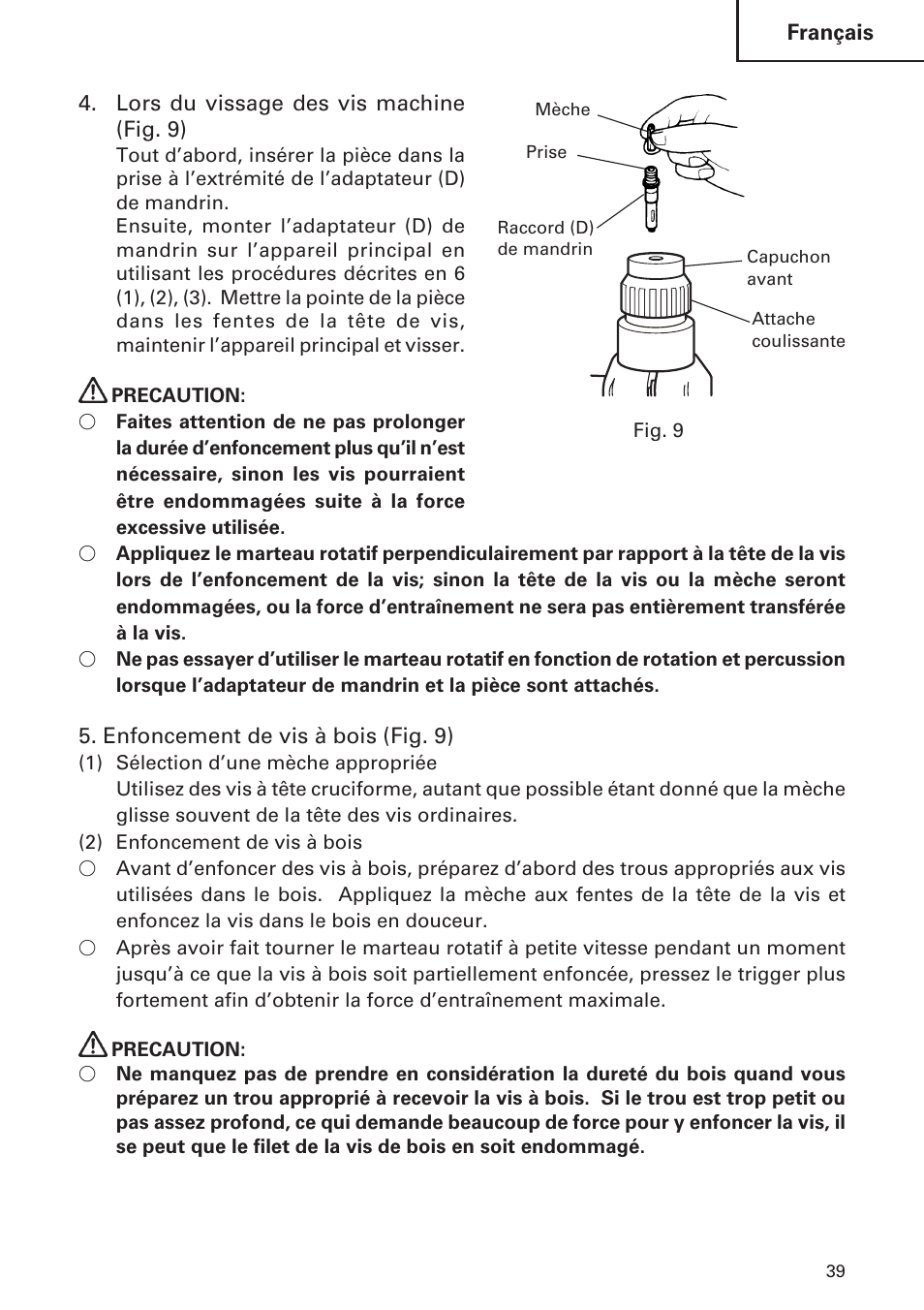 Hitachi DH 30PC User Manual | Page 39 / 76