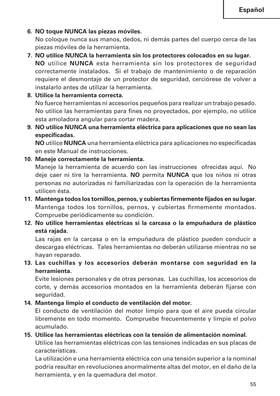 Hitachi DH 30PC User Manual | Page 55 / 76