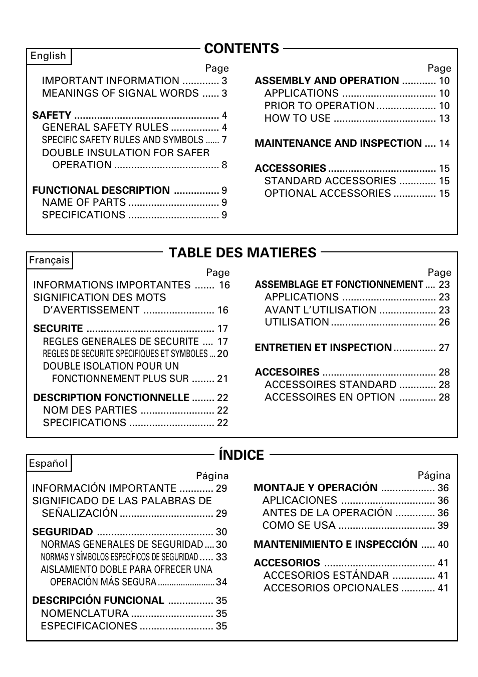 Hitachi DV 20VB User Manual | Page 2 / 44