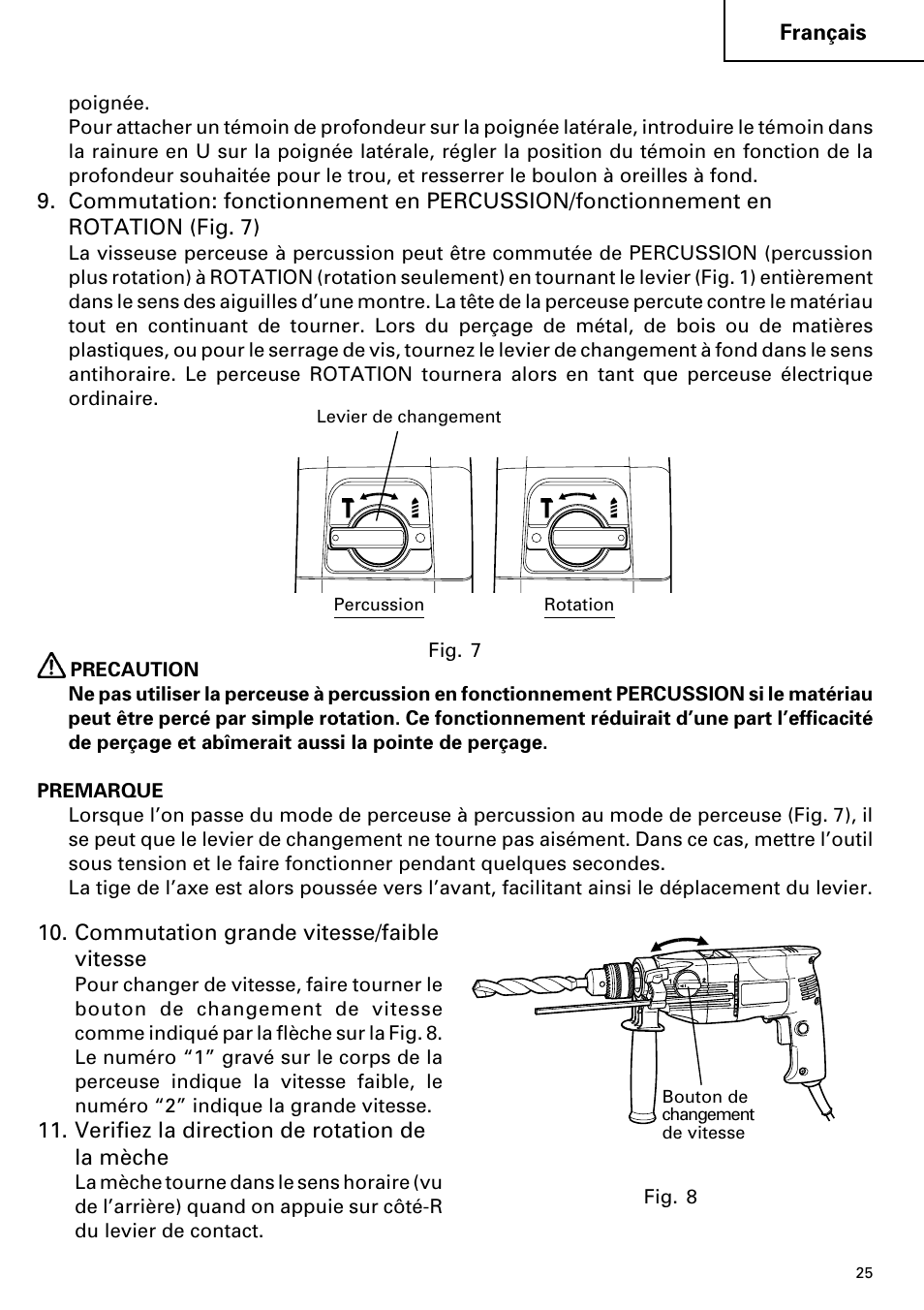 Hitachi DV 20VB User Manual | Page 25 / 44