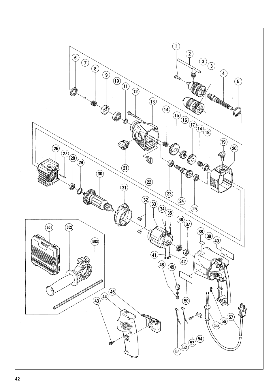 Hitachi DV 20VB User Manual | Page 42 / 44