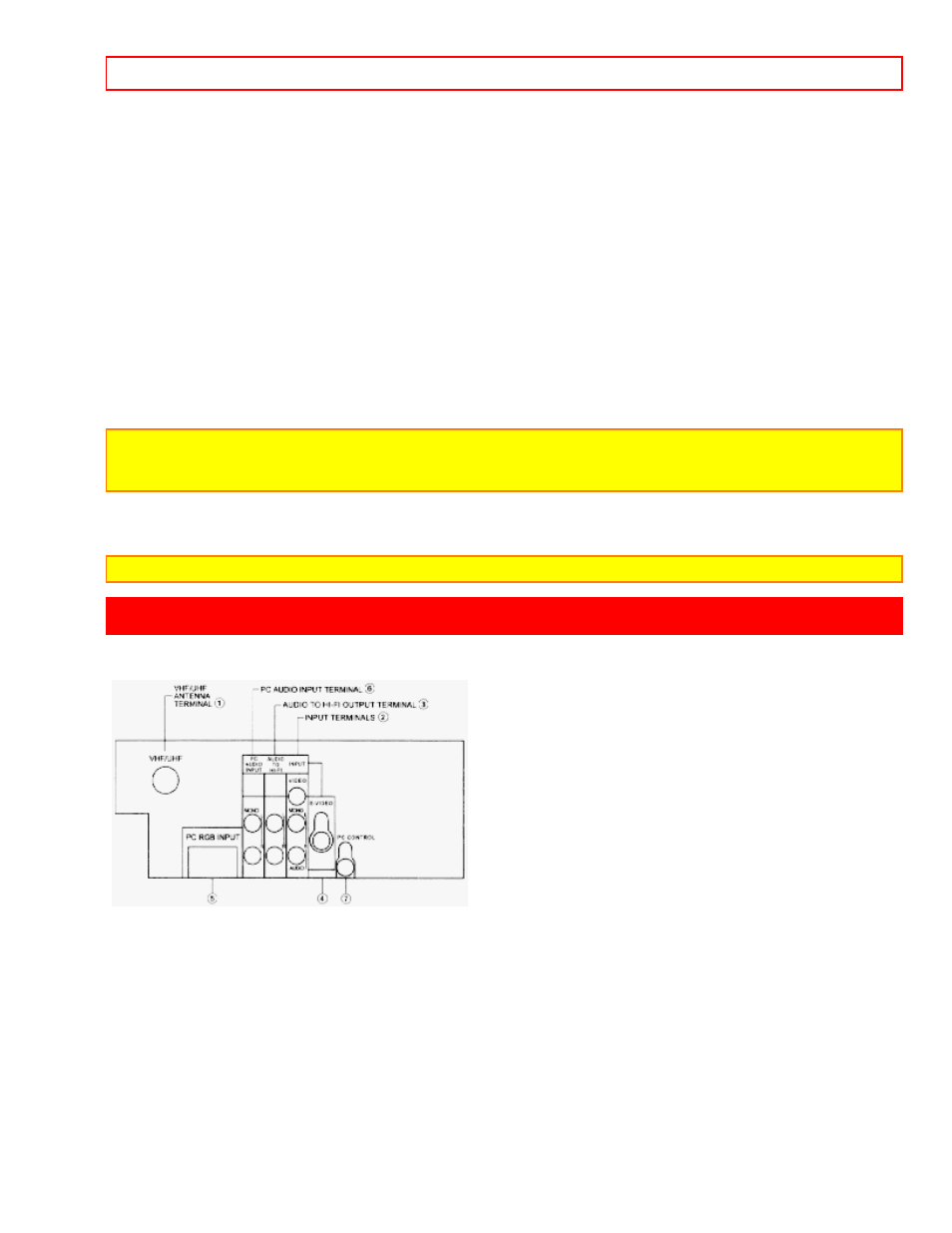 Rear panel jacks, Rear panel jacks - 11 | Hitachi 27MM20B User Manual | Page 11 / 17