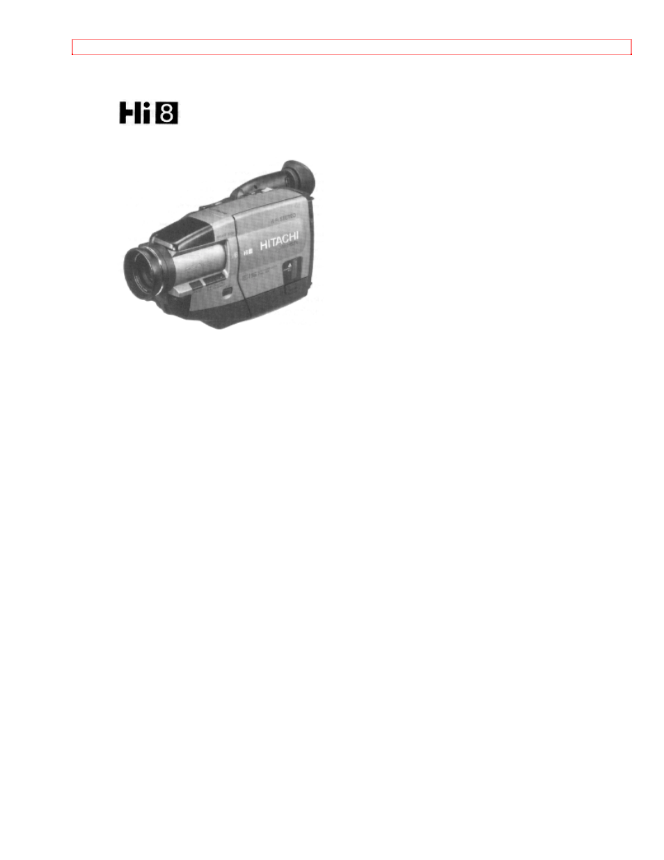 Hitachi VM-H57A User Manual | 63 pages