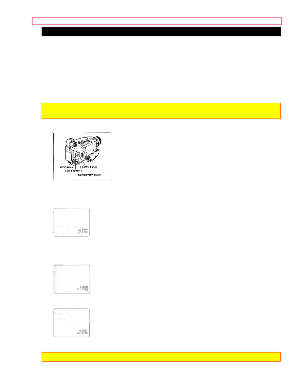 Setting the date and time | Hitachi VM-H57A User Manual | Page 29 / 63