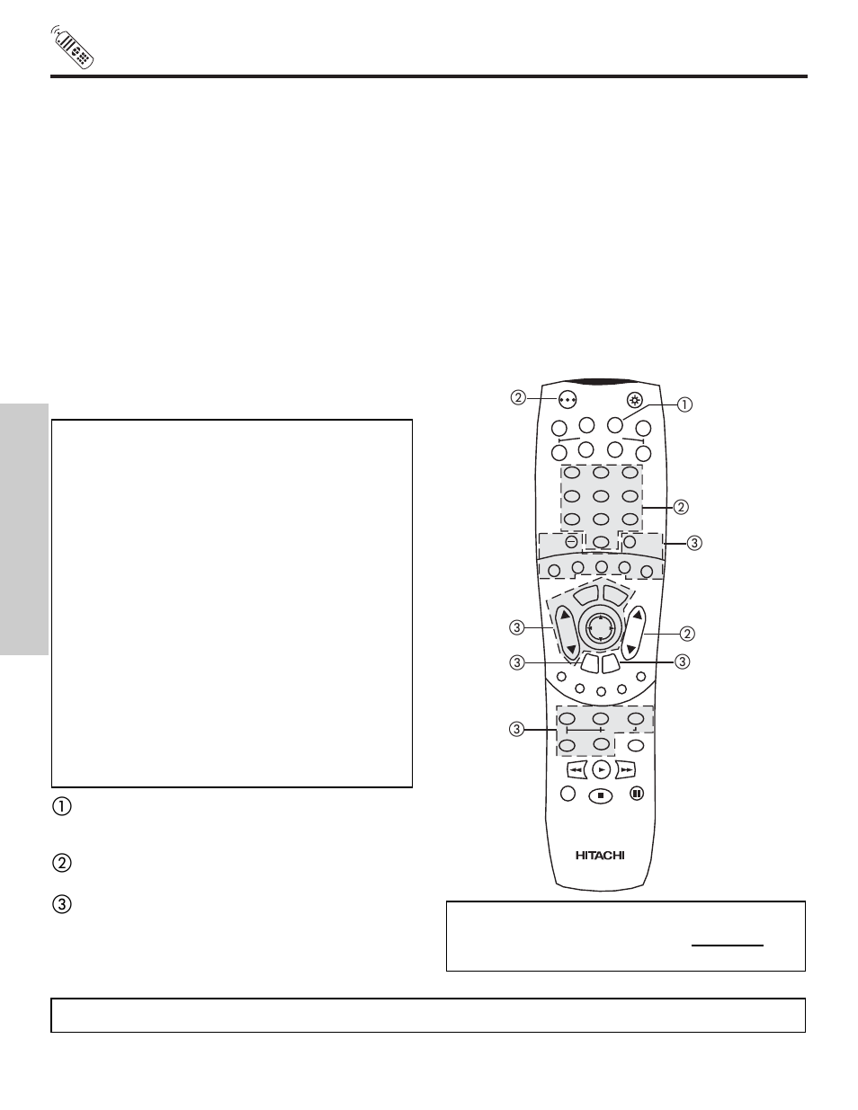 Using the remote to control cable box functions, The remote control, My cable box code is | Hitachi 57X500 User Manual | Page 38 / 80