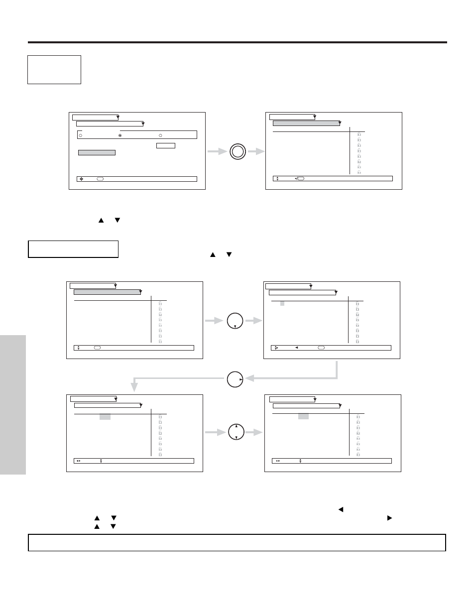 Channel manager, Channel list, On-screen displa y | Hitachi 57X500 User Manual | Page 56 / 80