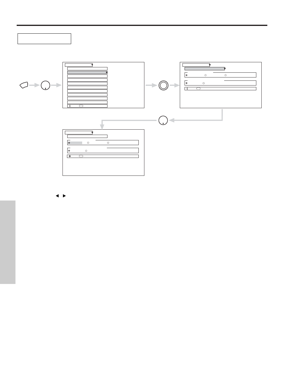 Setup, On-screen displa y | Hitachi 57X500 User Manual | Page 66 / 80