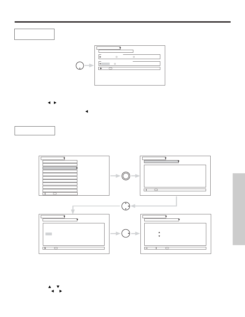 Setup, On-screen displa y | Hitachi 57X500 User Manual | Page 67 / 80