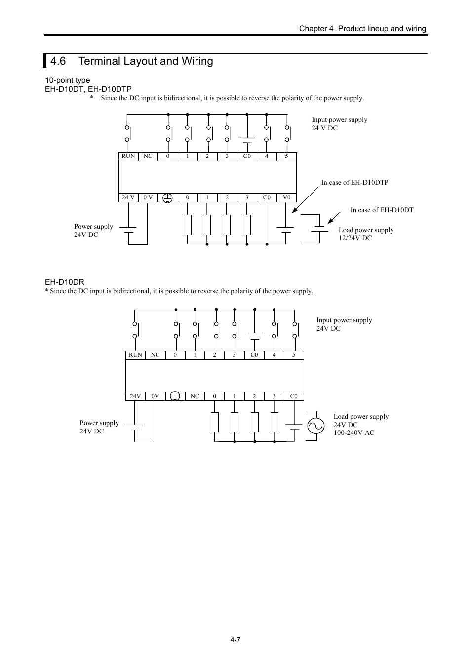 6 terminal layout and wiring | Hitachi NJI-350B User Manual | Page 39 / 319