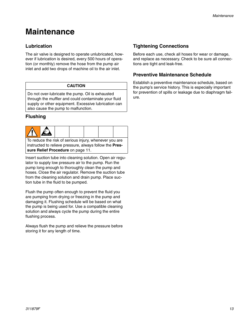 Maintenance, Ge 13 | Hitachi FD2 1590 User Manual | Page 13 / 50