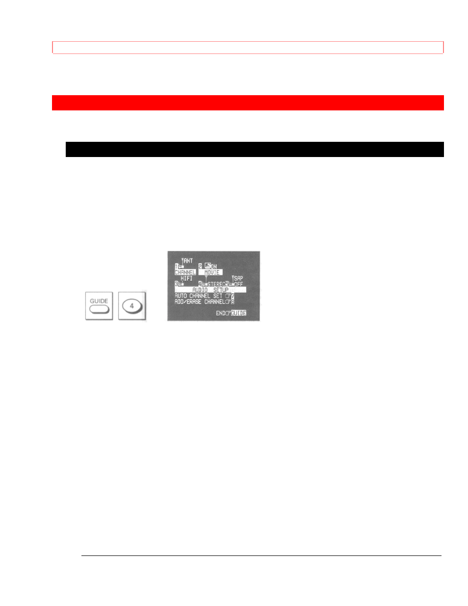 Getting started (initial setup), Setup for first-time operation, Initial setup options | Hitachi VT-F380A User Manual | Page 22 / 50