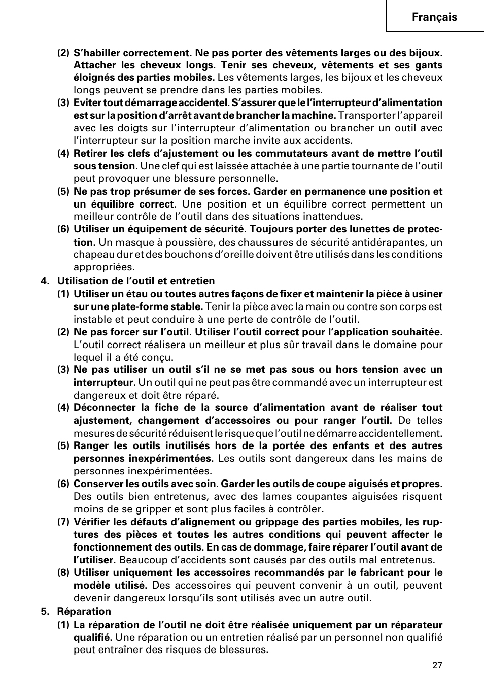 Hitachi DH 24PC User Manual | Page 27 / 72