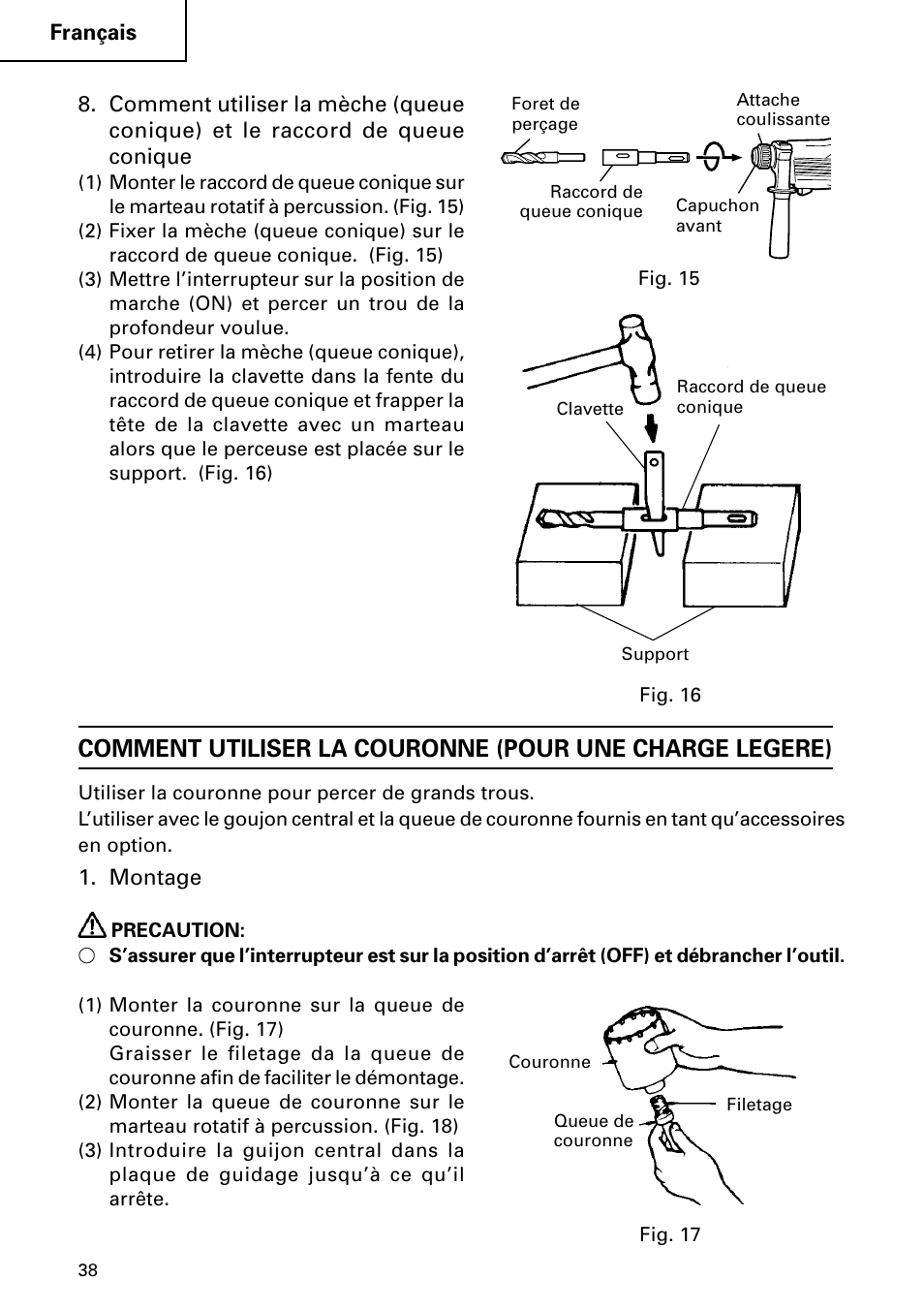 Hitachi DH 24PC User Manual | Page 38 / 72
