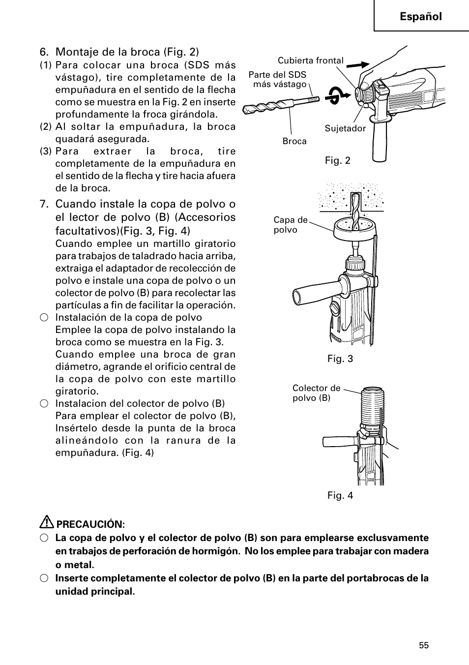 Hitachi DH 24PC User Manual | Page 55 / 72