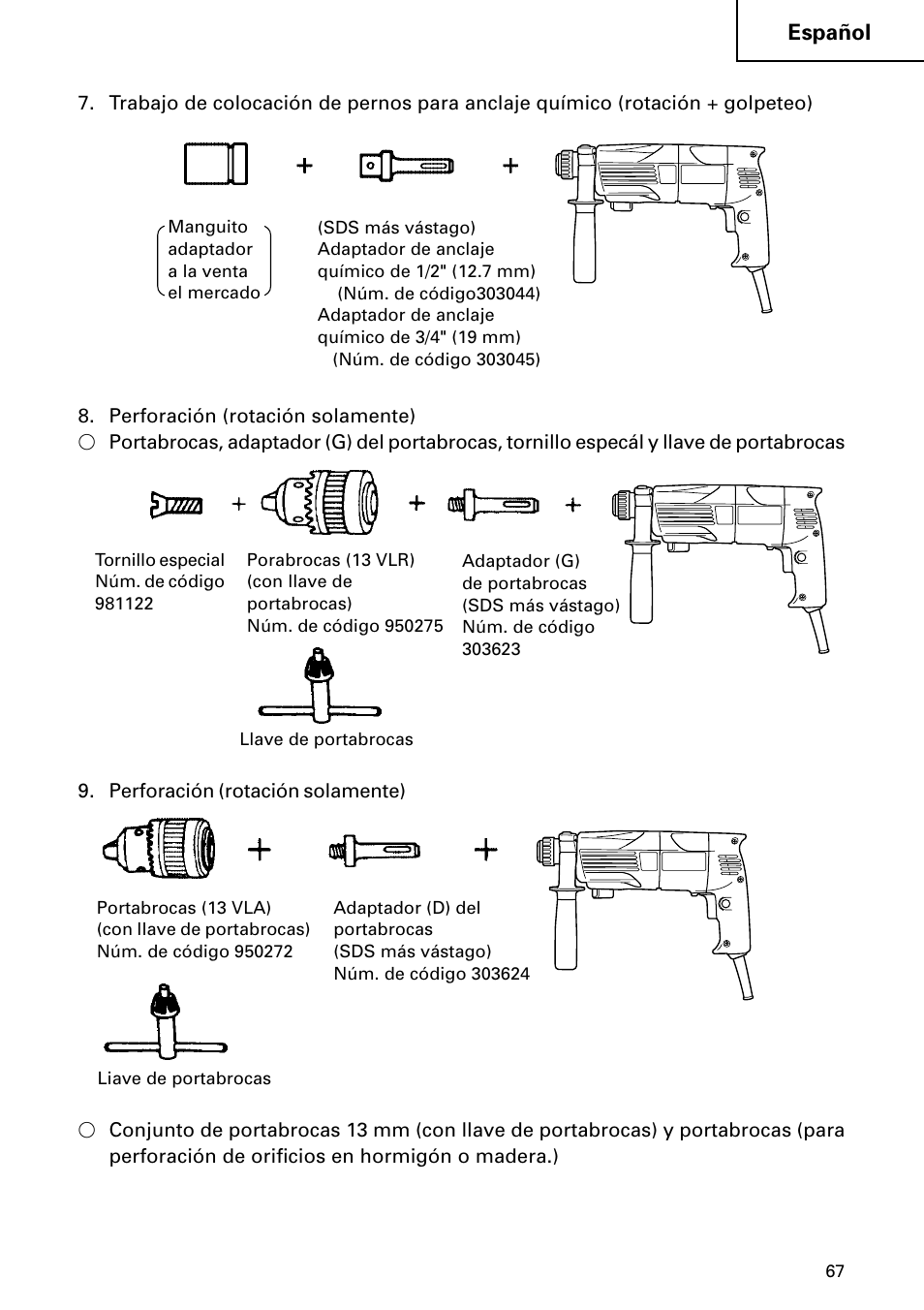 Hitachi DH 24PC User Manual | Page 67 / 72