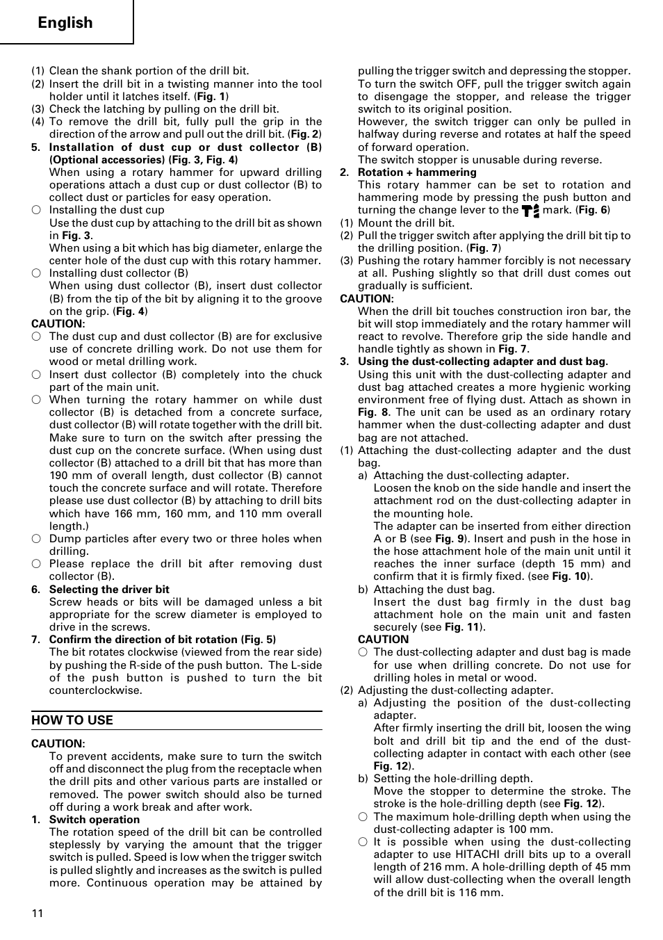 English | Hitachi dh24pd3 User Manual | Page 12 / 82