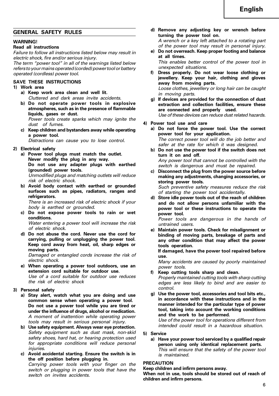 English | Hitachi dh24pd3 User Manual | Page 7 / 82
