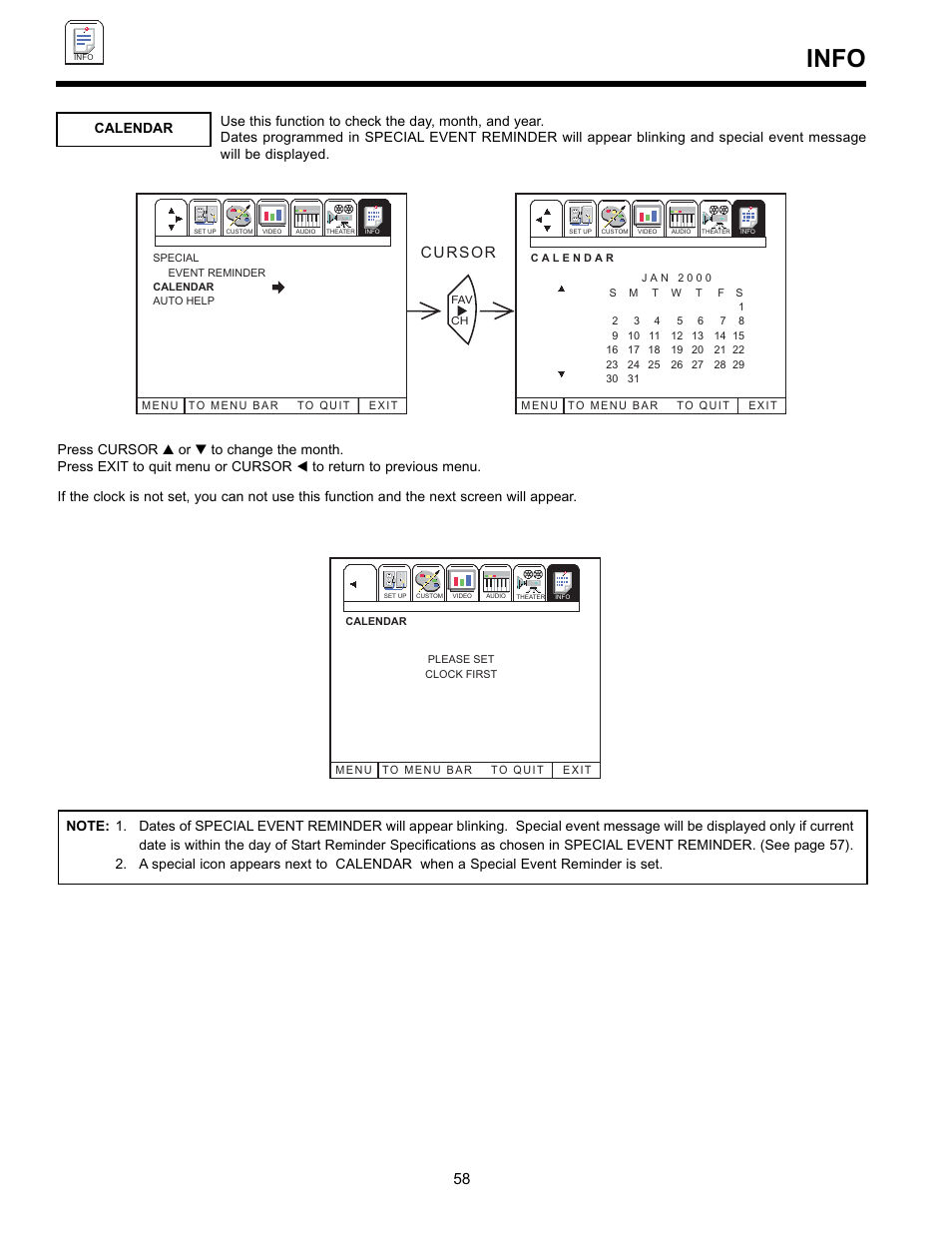 Info | Hitachi 36SDX01S User Manual | Page 58 / 80