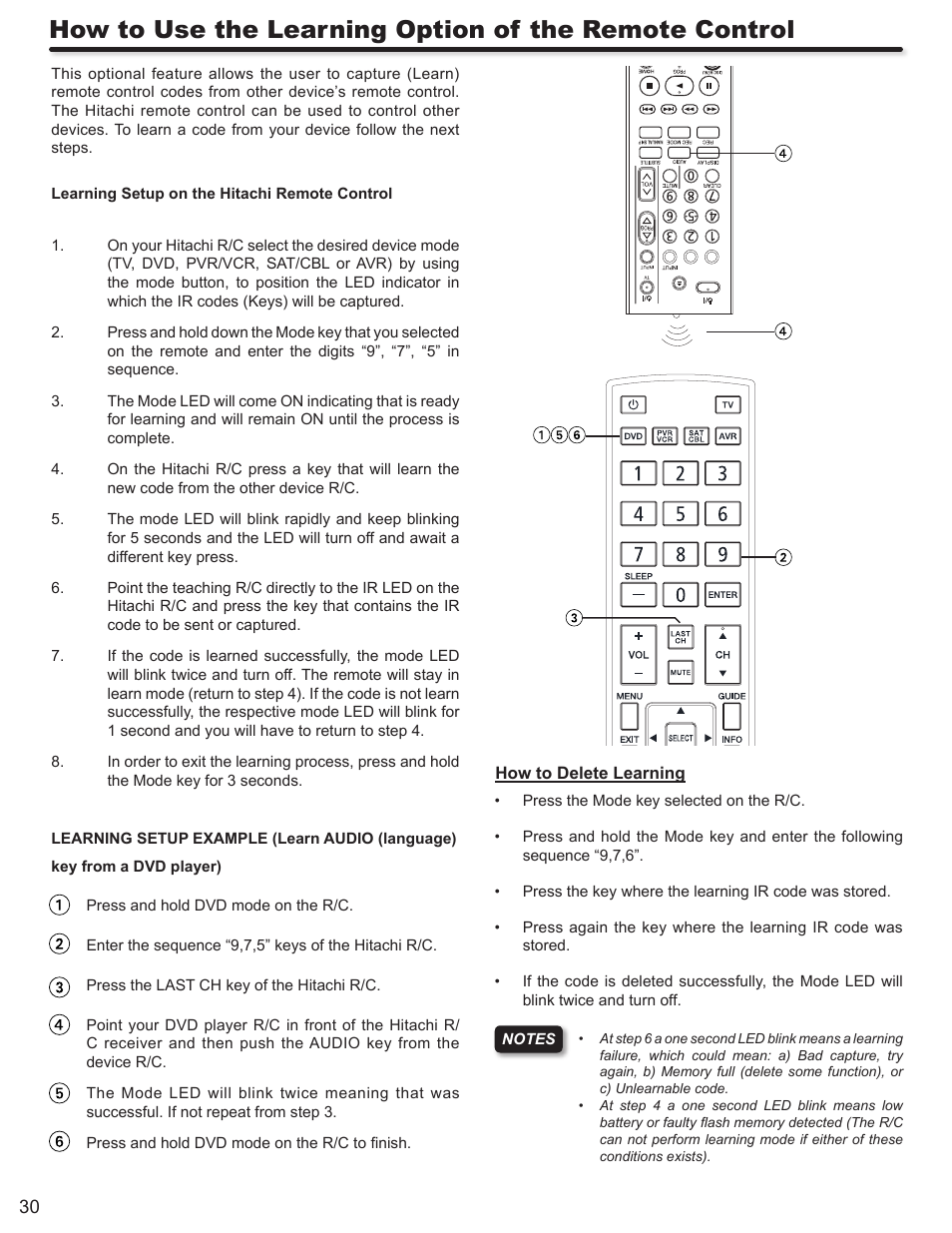 Hitachi DIRECTOR'S SERIES P50X902 User Manual | Page 30 / 70