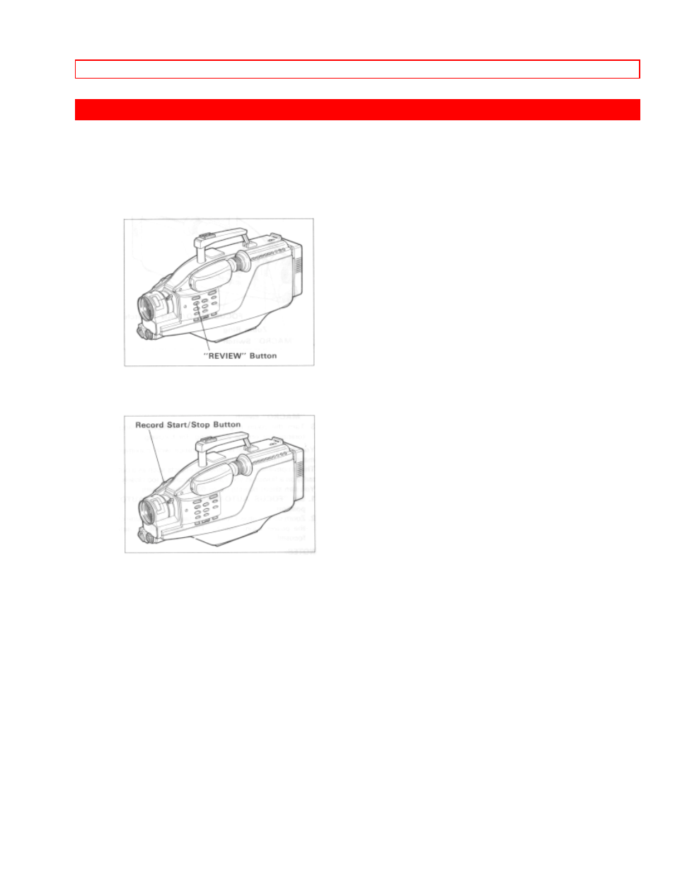 Instant review | Hitachi VM-1600A User Manual | Page 49 / 93