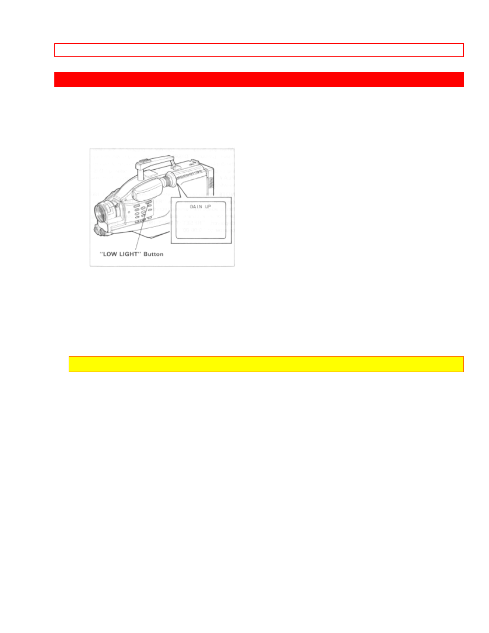 Gain up | Hitachi VM-1600A User Manual | Page 51 / 93