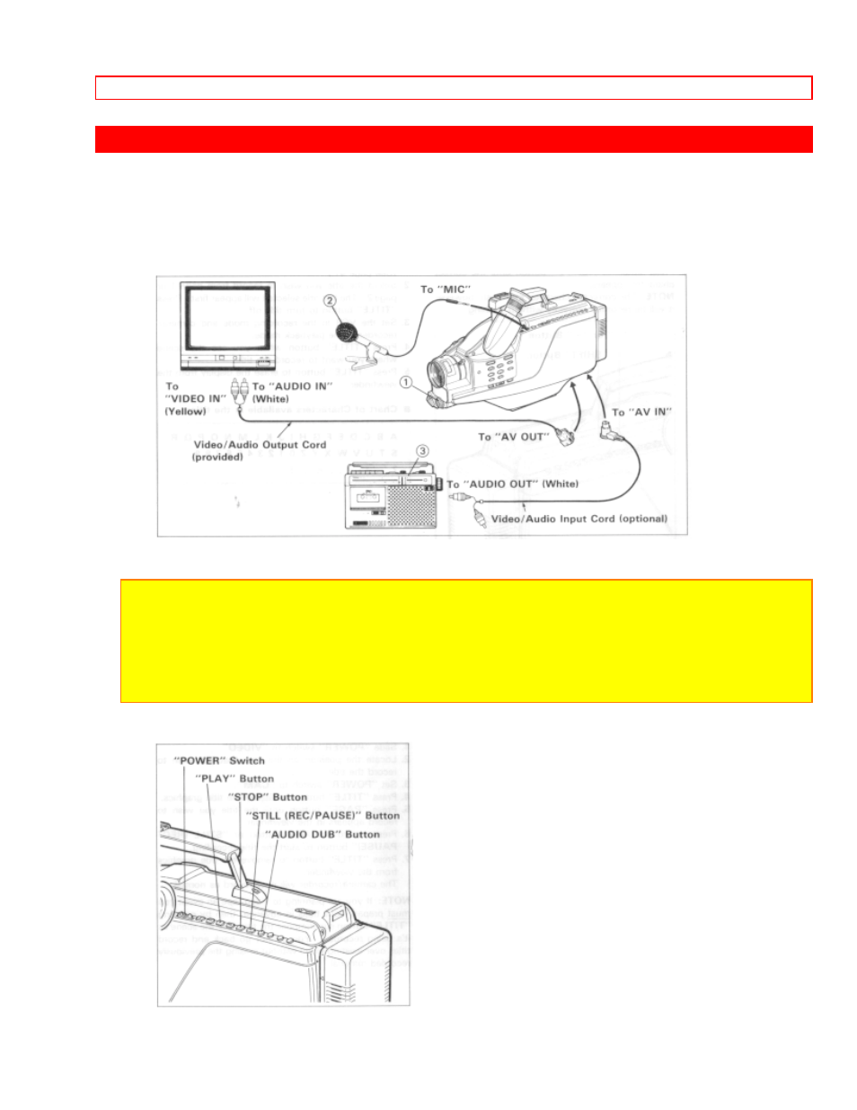 Audio dubbing | Hitachi VM-1600A User Manual | Page 67 / 93