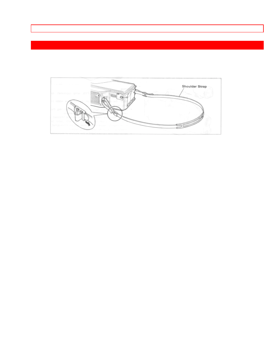 How to attach the shoulder strap | Hitachi VM-1600A User Manual | Page 78 / 93