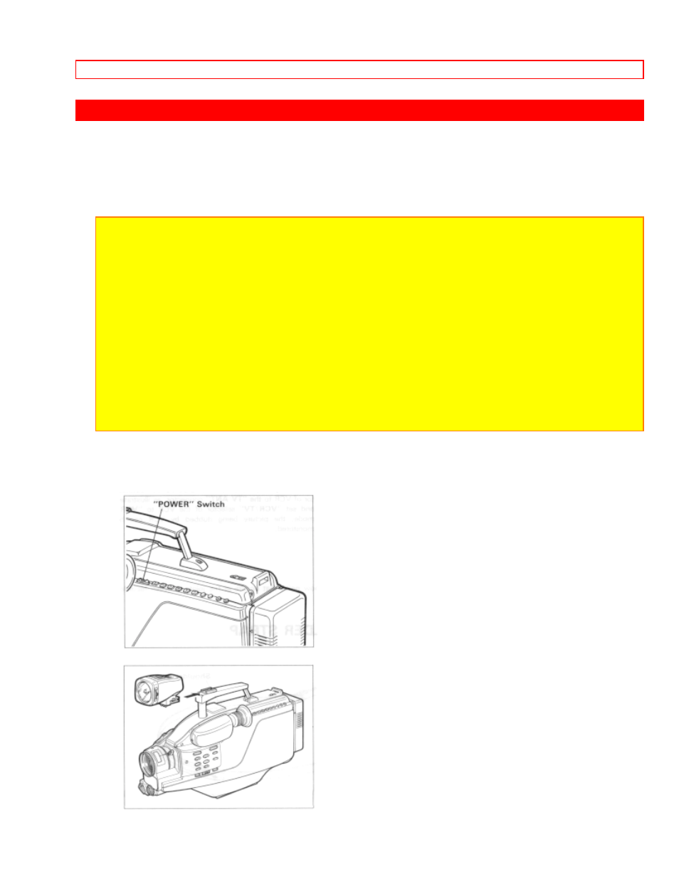 Attaching the dc camera light (optional accessory) | Hitachi VM-1600A User Manual | Page 79 / 93