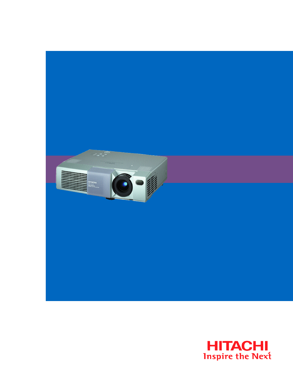 Hitachi CP-S310W User Manual | 2 pages
