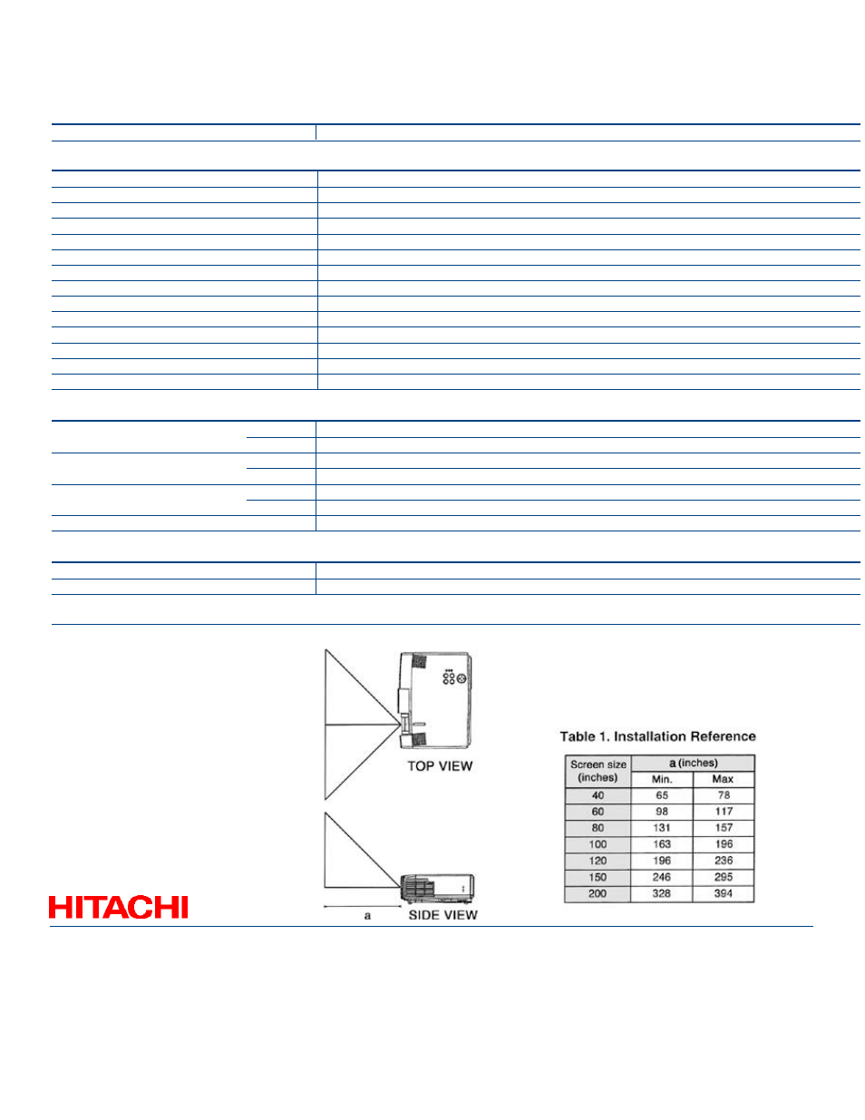 Cp-s310w ultra-portable lcd projector | Hitachi CP-S310W User Manual | Page 2 / 2